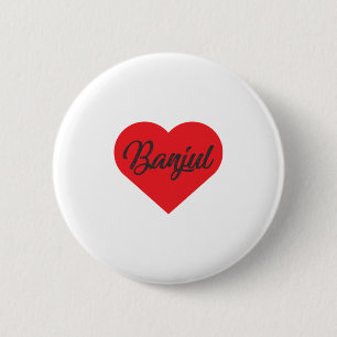 I Liebe Banjul - Gambia Button