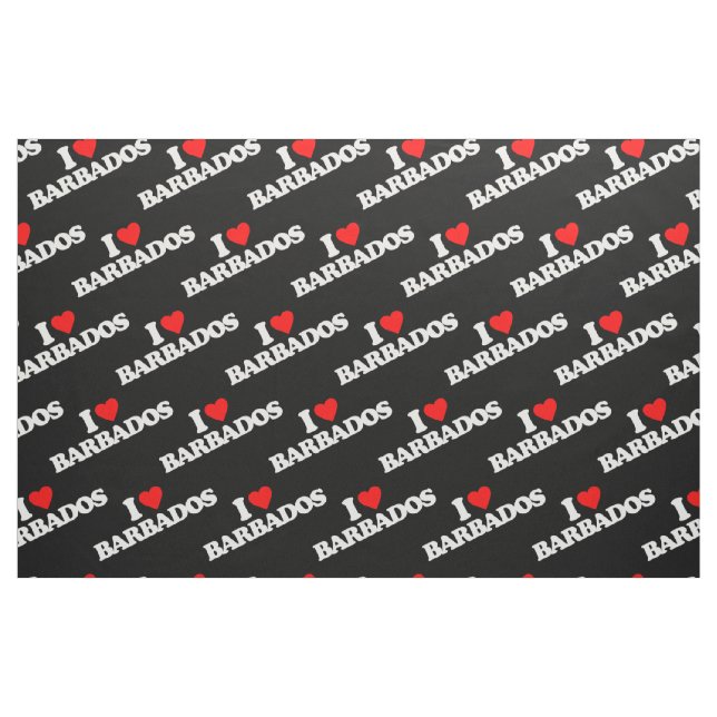 I LIEBE BARBADOS STOFF (Fat Quarter (45,7 x 55,9 cm))
