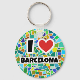 I Liebe Barcelona Schlüsselanhänger