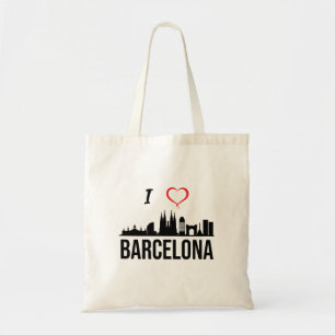 I Liebe Barcelona Spanien Tragetasche