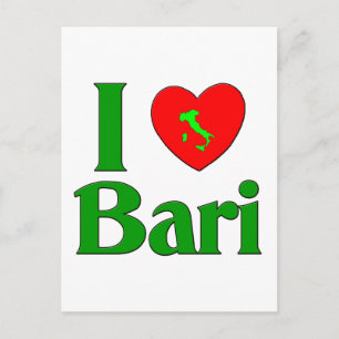 I Liebe Bari Italien Postkarte