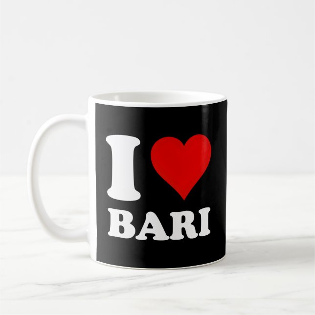 I Liebe Bari Kaffeetasse (Links)