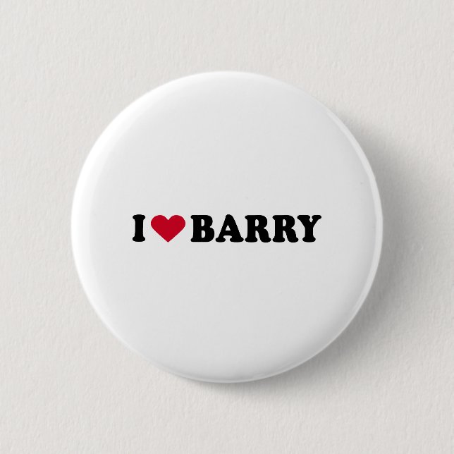 I LIEBE BARRY BUTTON (Vorderseite)