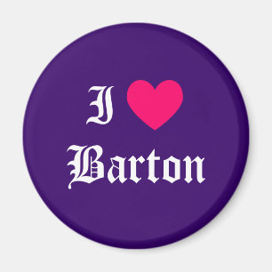 I Liebe Barton Magnet