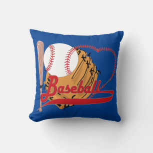 I Liebe Baseball - Ball, Bat, Baseball Glove Kissen