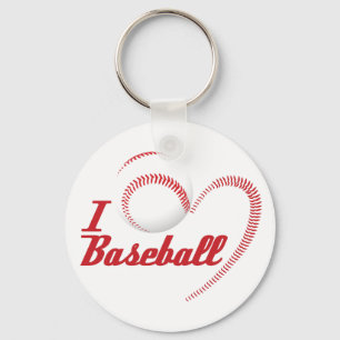 I Liebe Baseball Keychain Schlüsselanhänger