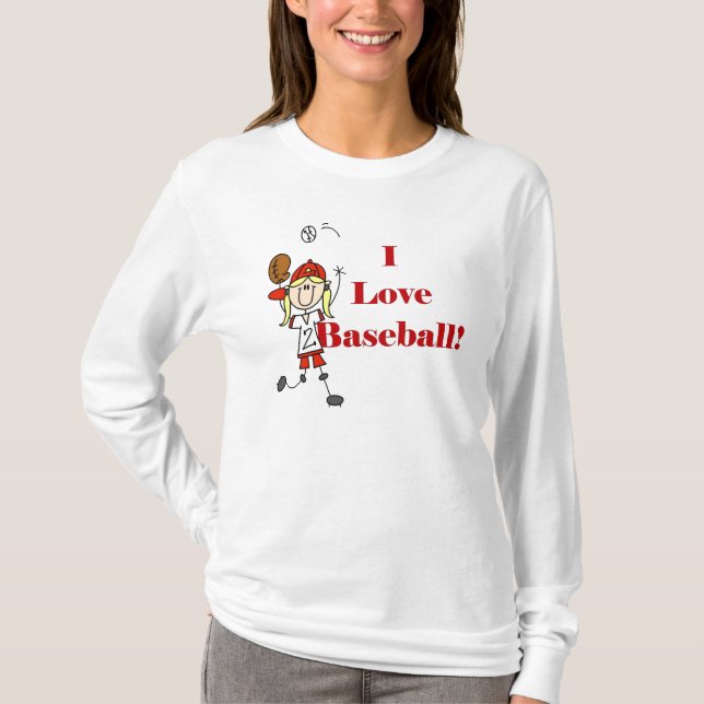 I Liebe-Baseball T-Shirt (Vorderseite)