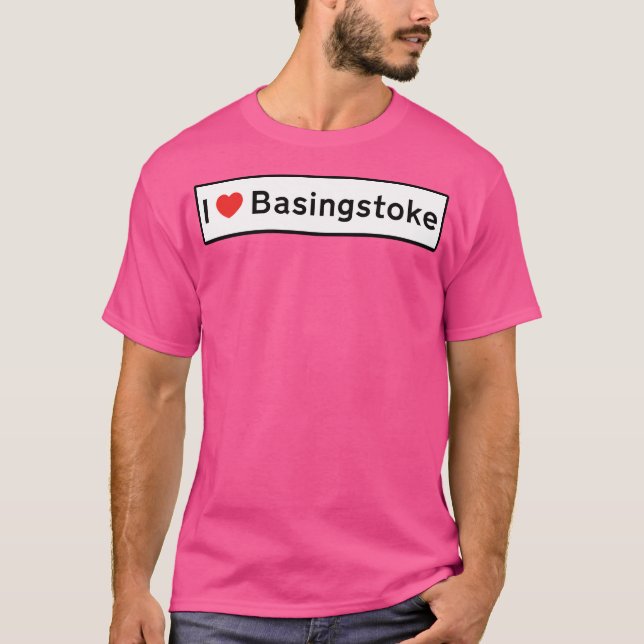 I Liebe Basingstoke T-Shirt (Vorderseite)