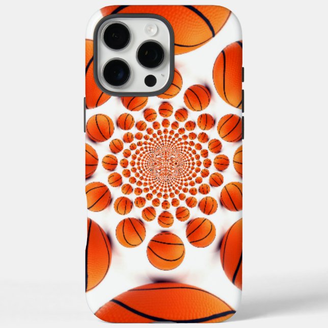 I Liebe Basketball Case-Mate iPhone Hülle (Rückseite)