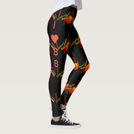 I Liebe Basketball Das Spiel der Champions Leggings