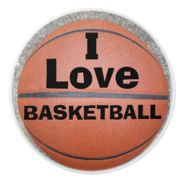 I Liebe Basketball Keramik Knock Keramikknauf