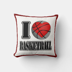 I Liebe Basketball Kissen