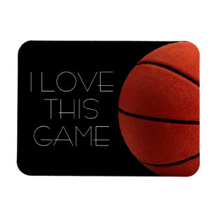 I Liebe Basketball Nah-up Magnet