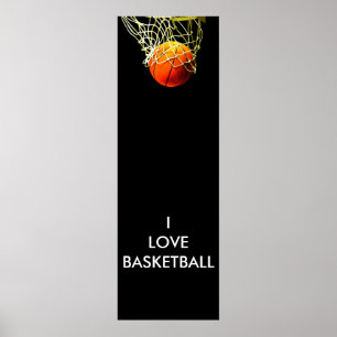 I Liebe Basketball Poster