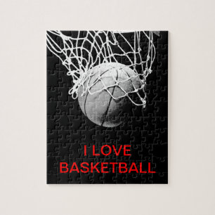 I Liebe Basketball Puzzle