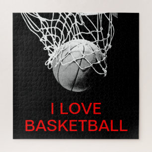 I Liebe Basketball Puzzle