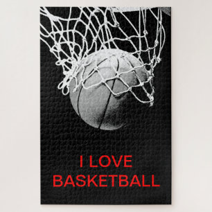 I Liebe Basketball Puzzle