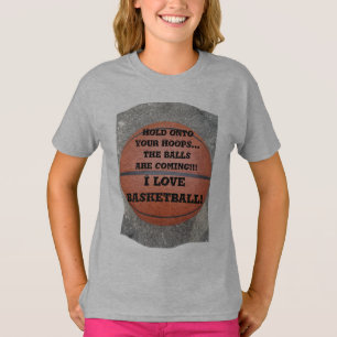 I Liebe Basketball Spaß T-Shirt