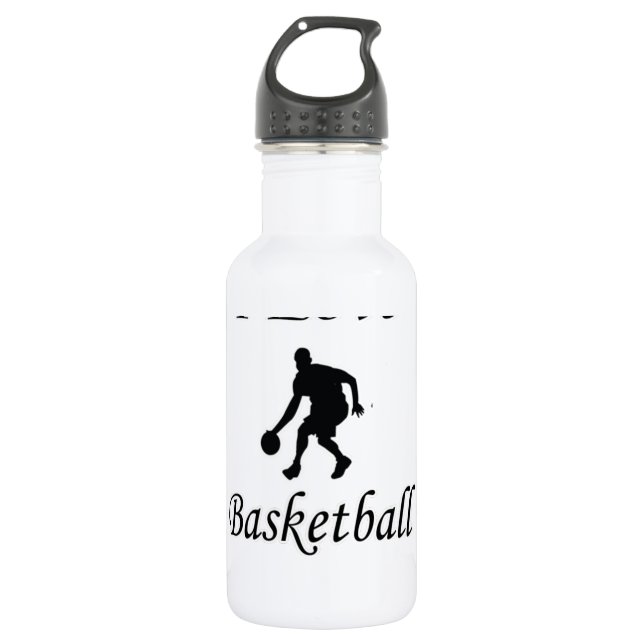 I Liebe Basketball Trinkflasche (Vorderseite)