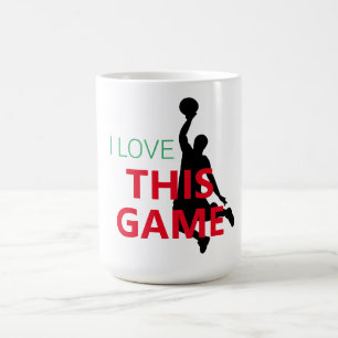 I Liebe Basketballspiel Kaffeetasse