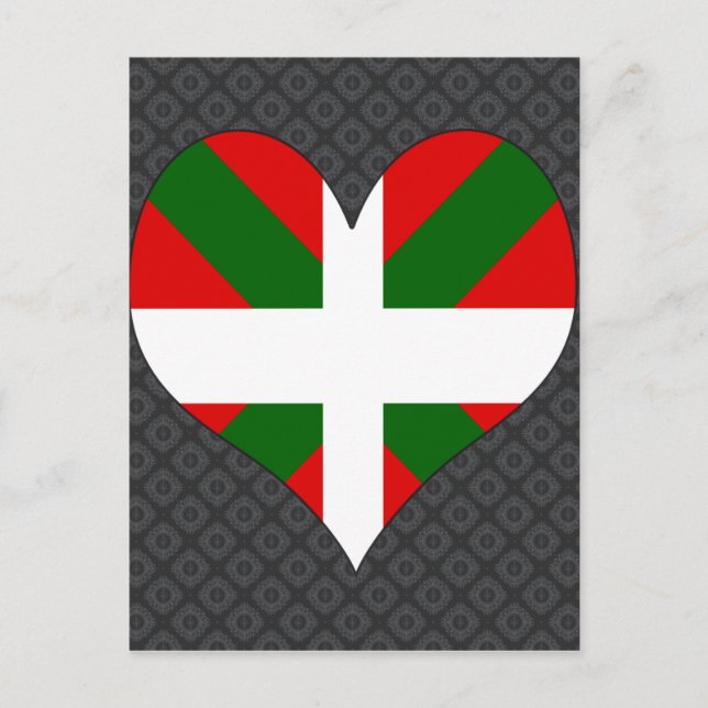 I Liebe Baskisch Postkarte (Vorderseite)