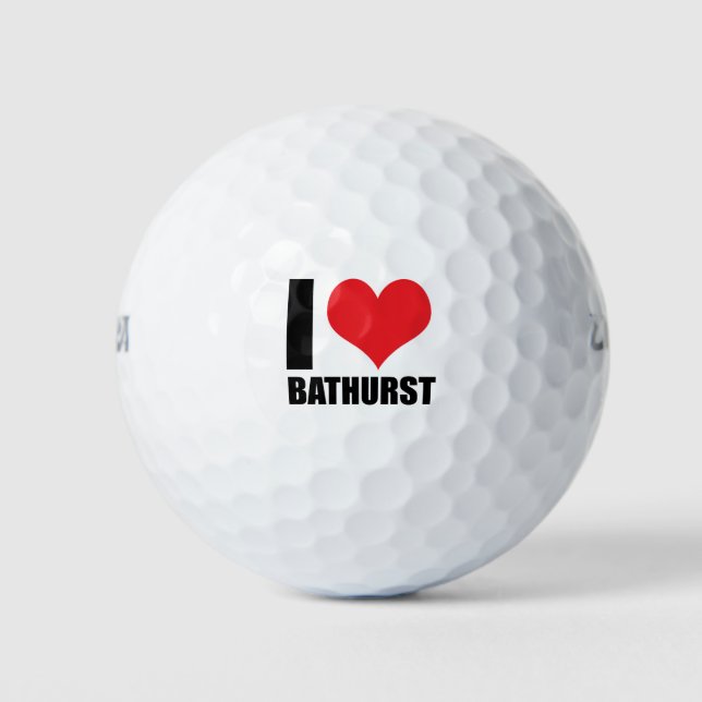 I Liebe Bathurst Golfball (Vorderseite)