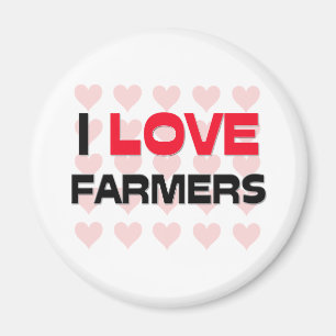 I LIEBE-BAUERN MAGNET
