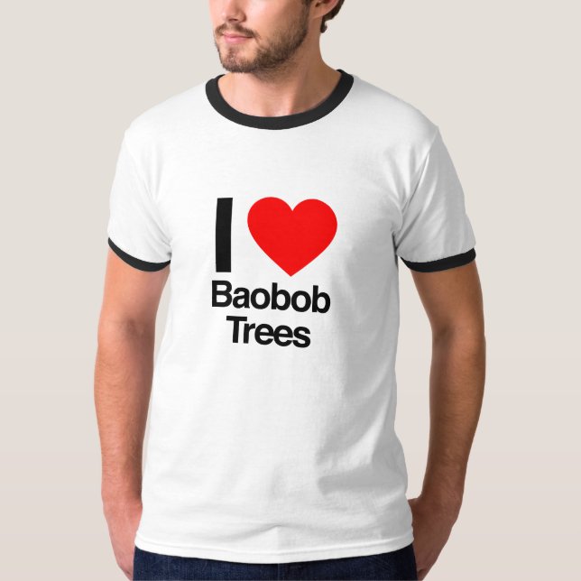 i Liebe-Bäume T-Shirt (Vorderseite)
