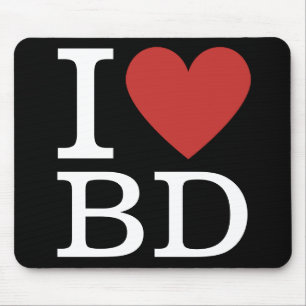 I ❤️ Liebe BD - Abteilung Gebäude Mousepad