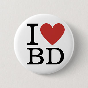 I ❤️ Liebe BD - Schaltfläche "Gebäude Department B Button