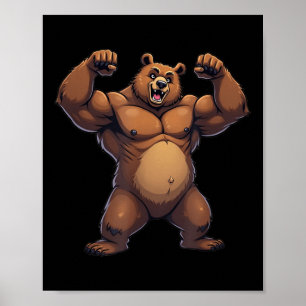 I Liebe Bear Funny Gay Daddy Lgbtq Pride Cartoon S Poster