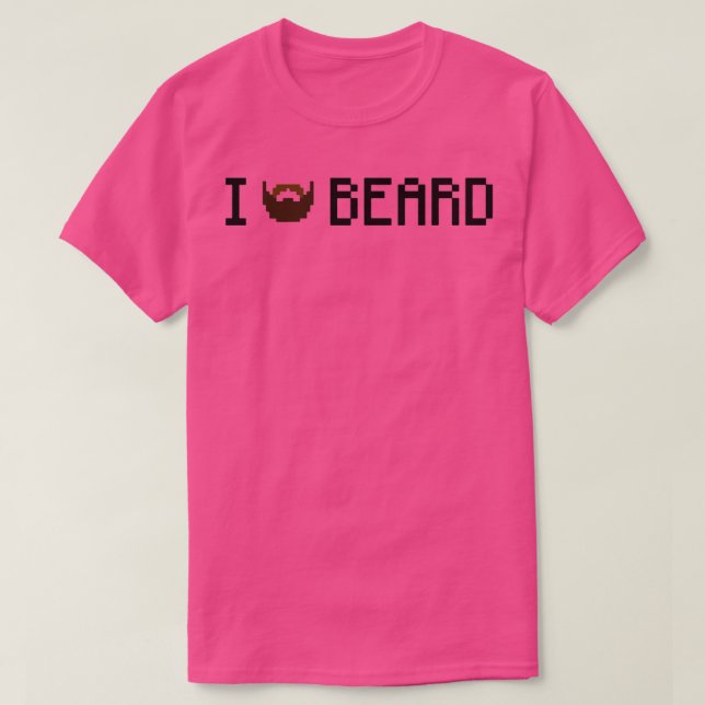 I Liebe Beard 4 T-Shirt (Design vorne)