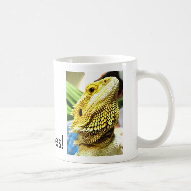 I Liebe Beardies! Tasse (Rechts)