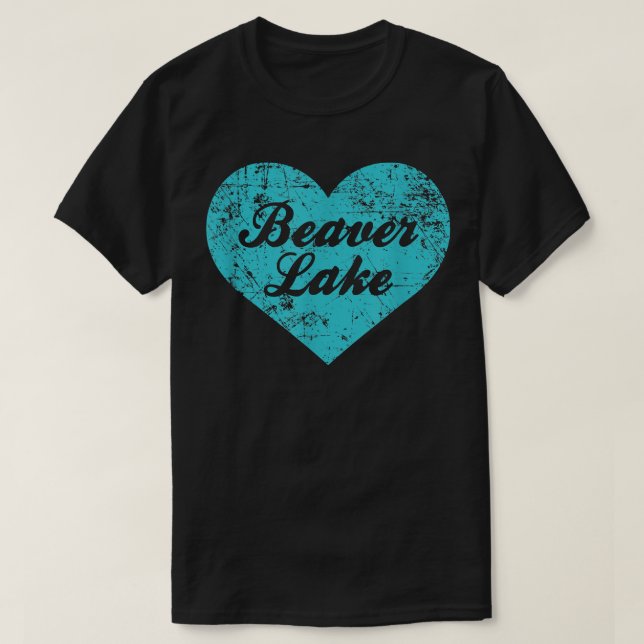 I Liebe Beaver Lake, Arkansas Camping Geschenk T-Shirt (Design vorne)