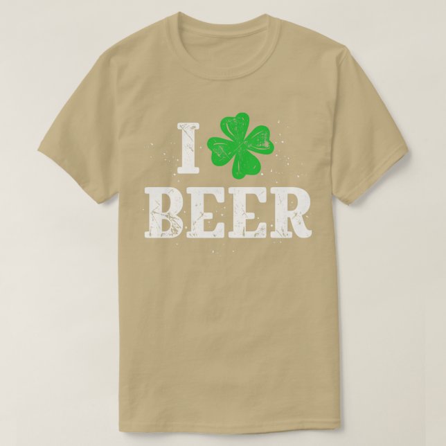 I Liebe Beer St Patricks Day for Men Women (2) T-Shirt (Design vorne)