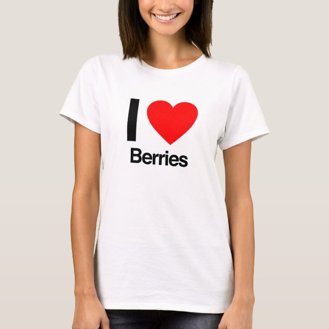 i Liebe Beeren T-Shirt (Vorderseite)