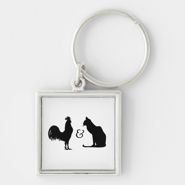 I Liebe beide Schlüsselanhänger (Vorne)