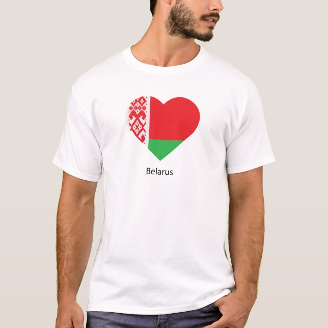 I Liebe Belarus T-Shirt (Vorderseite)