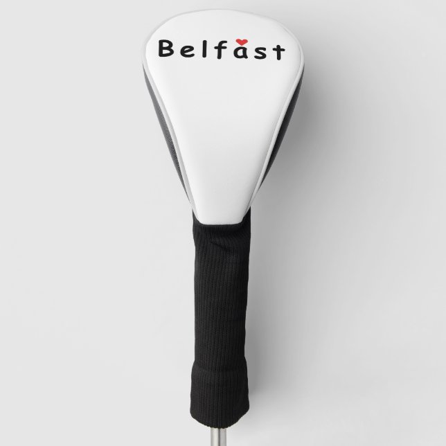 I Liebe Belfast Golf Headcover (Vorderseite)