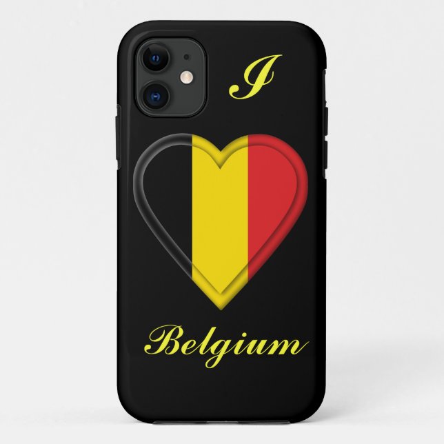 I Liebe Belgien Case-Mate iPhone Hülle (Rückseite)