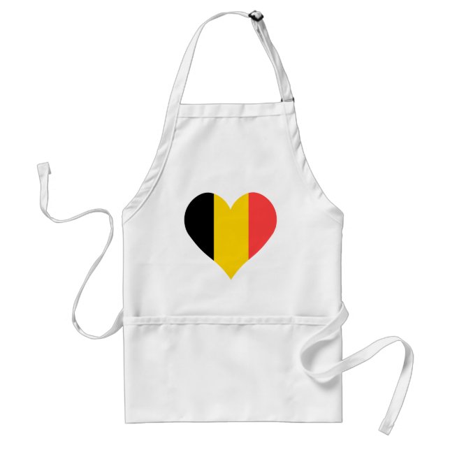 I Liebe-Belgien-Herz Schürze (Vorne)