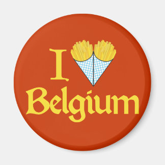 I Liebe Belgien Magnet