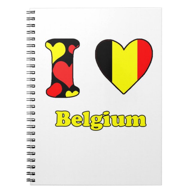 I Liebe Belgien Notizblock (Vorderseite)