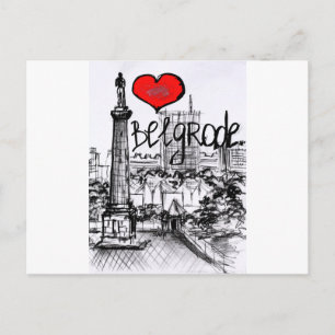 I Liebe Belgrad Postkarte