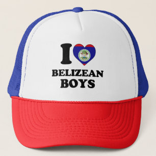 I Liebe Belizean Boys Truckerkappe