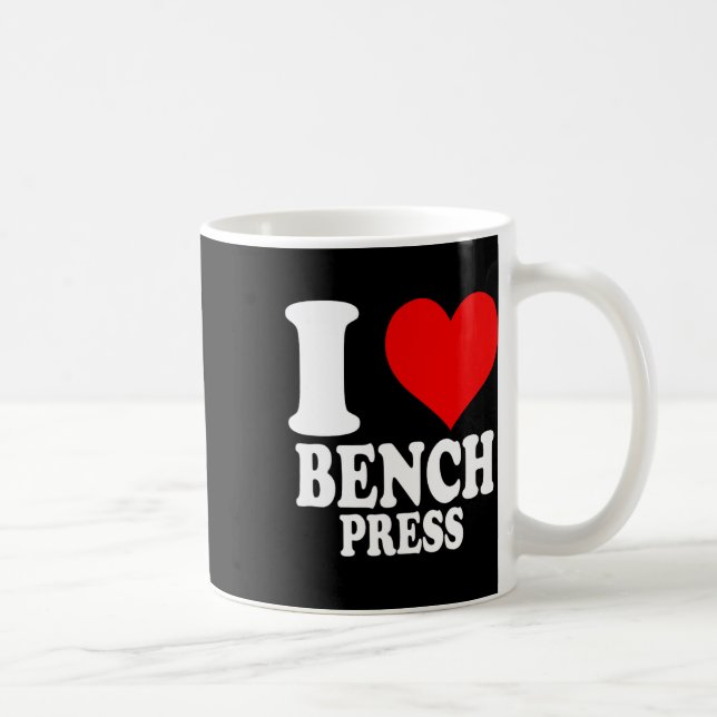 I Liebe Bench Press 1 Kaffeetasse (Rechts)