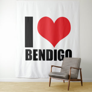 I Liebe Bendigo Wandteppich