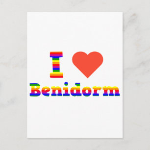 I Liebe Benidorm Postkarte