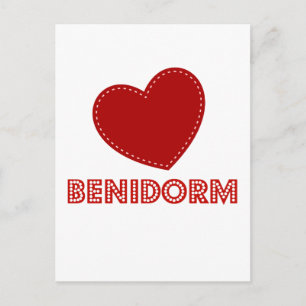 I Liebe Benidorm Postkarte
