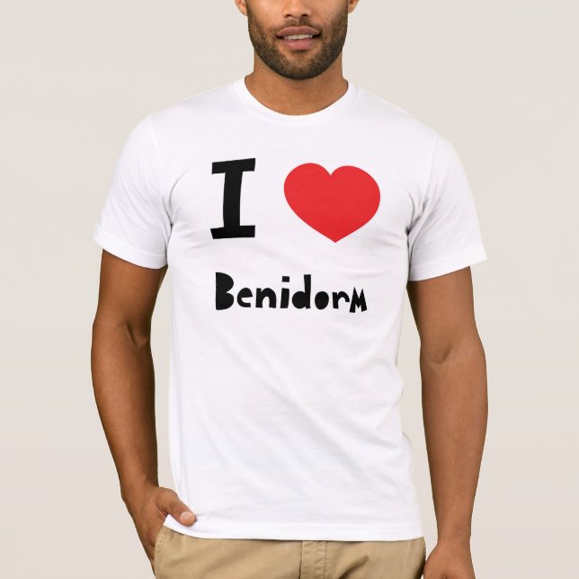 I Liebe Benidorm T-Shirt (Vorderseite)